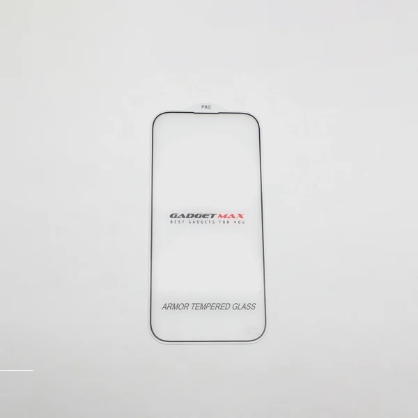 Gadget Max Armor (HD) iPhone 14 Pro/15 (PREMIUM 2.5D SKILL FULL COVER) Tempered Glass
