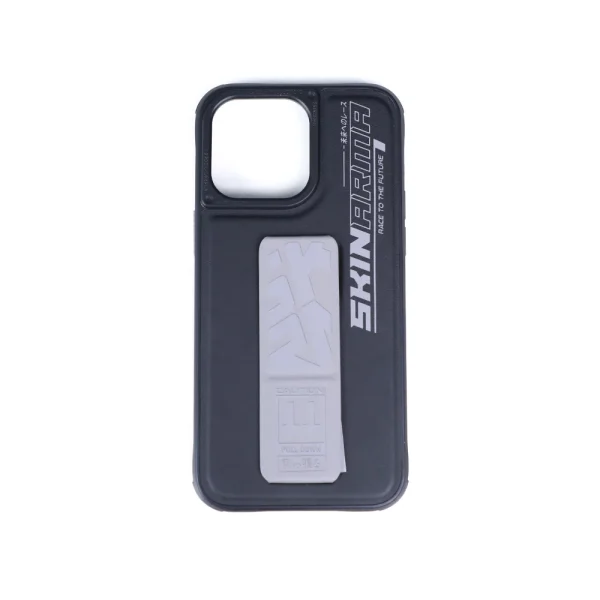 Skinarma iPhone 15 Pro Max Slate Leatherette Bumper Cover