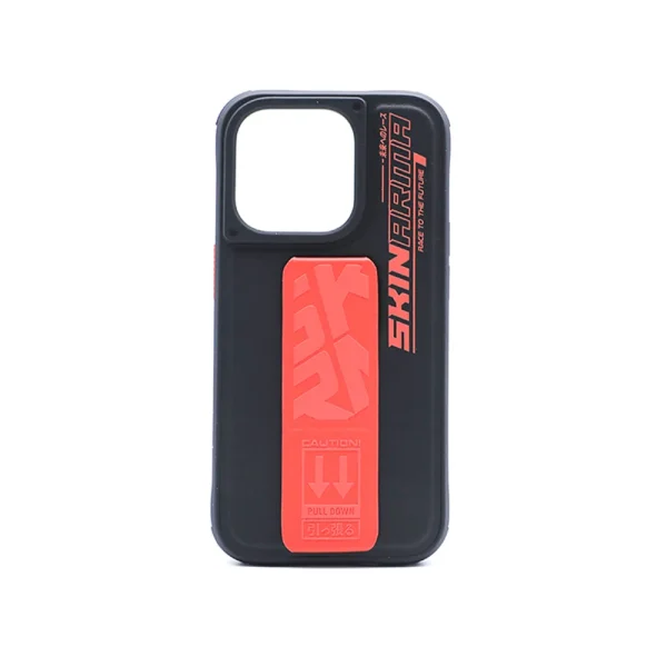 Skinarma iPhone 15 Pro Slate Leatherette Bumper Cover