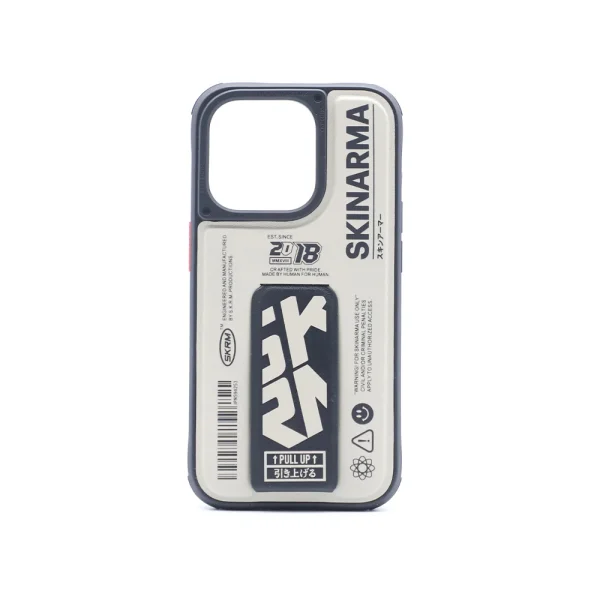 Skinarma iPhone 15 Pro Spunk Leatherette Cover With Extendable Gripstand