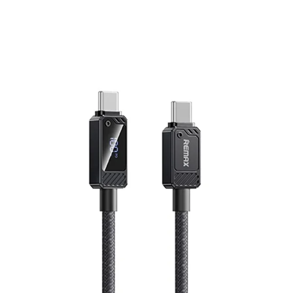 Remax RC-C069 (Suxien Series 100W Type-C to Type-C Cable With Digital Display)