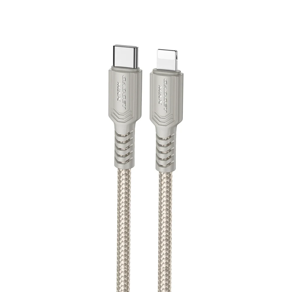 Gadget Max GX29 (Woven Series) Type-C to Lightning Cable_Grey
